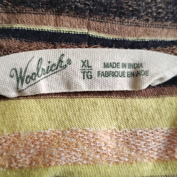 Woolrich Women's Multicolor Aztec Striped Hoodie - Picture 7 of 8